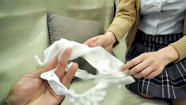httpsbitly3p073po handjob using a girls underwear stroke my dick with your freshly undressed panties she smiled and showed me her pussy while giving me handjob you are real hentai part3 : Hisidepon