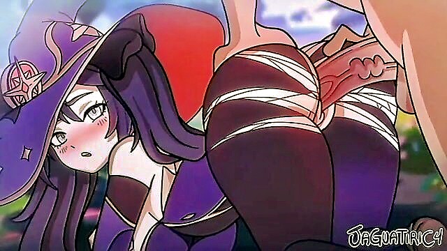 pussy, girl, hot - vídeo genshin impact mona megistus