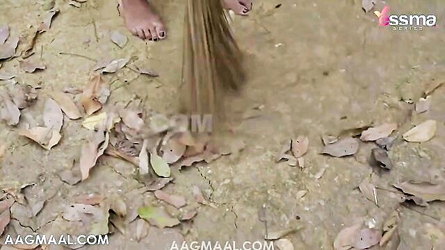 pov, indian, big tits - pov view of an indian mature sex adventure