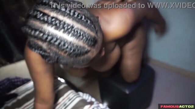 african, pornstar, ebony - ebony college porn from behind