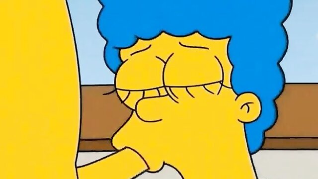anime, comics, cartoon - marge simpson parodyporno