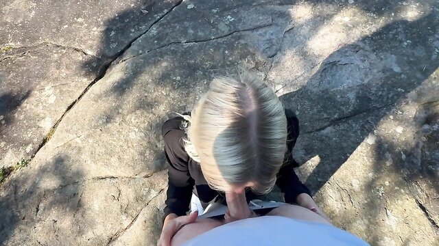 Uwucutedemon - swedish girl woods fun