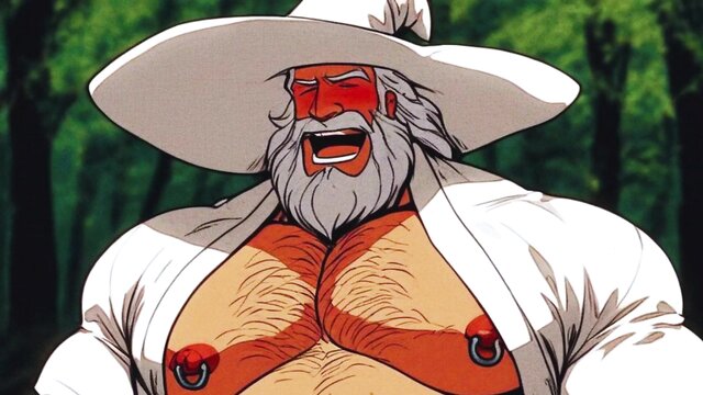 Real Fantasy - elderly wizard donk
