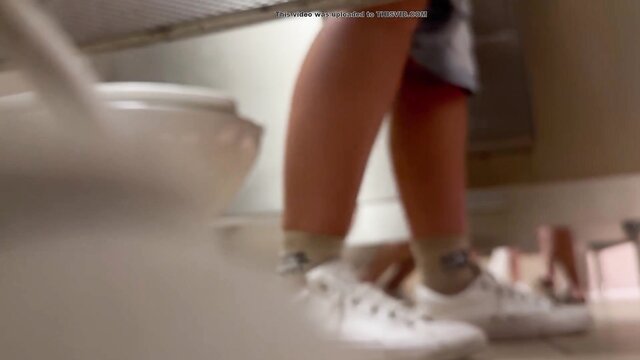 mall, milf pee, over toilet - mall pee sex