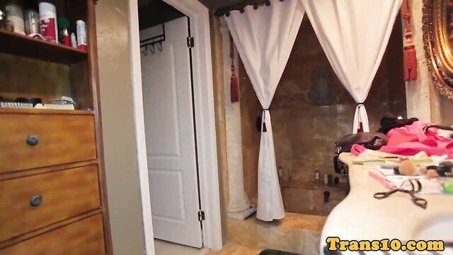 transsexuals, high heels, lingerie - bbw doggystyle video