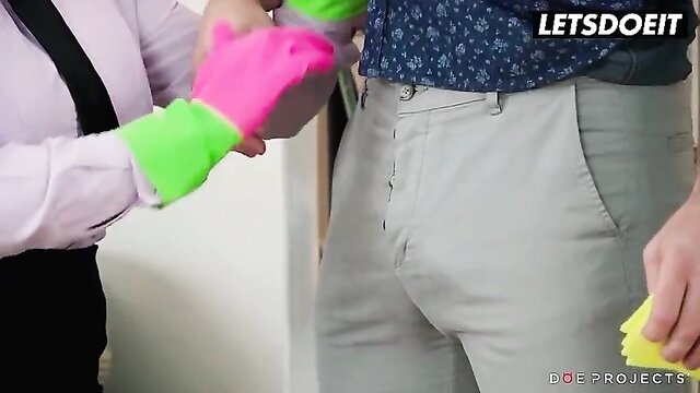 beautiful busty girls, huge boobs cumshot, blowjobs with big tits - jarushka czech milf