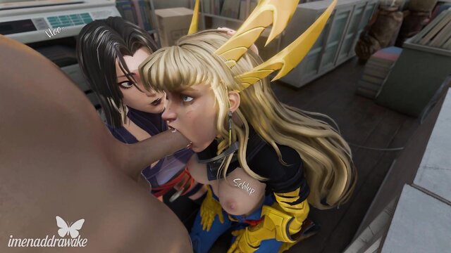 scylla (smite), anya stroud (gears of war), ear penetration - futantigirl ear sex with playgirl