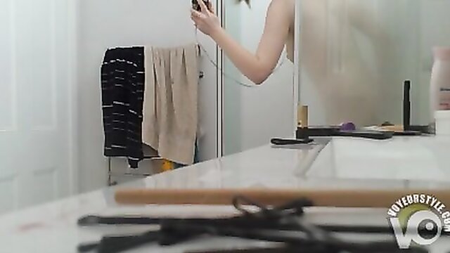 shower, amateur, bush - busty shower spy camel toe