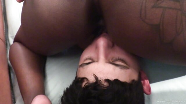 homemade, amateur, blowjob - cam girl ebony pussy licking