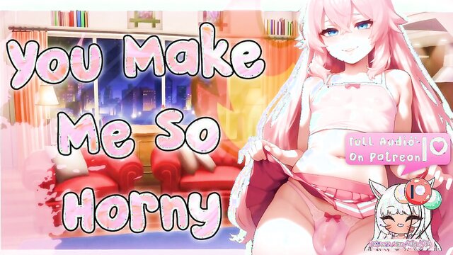 pov, hentai, masturbation - neighborhood femboy asmr porn