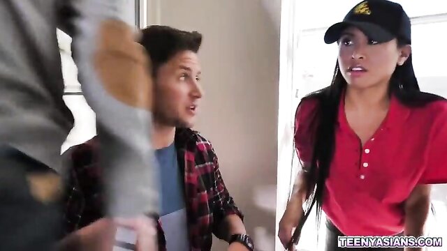 Ember Snow, Rion King, Jay Romero - asia delivery girl sex