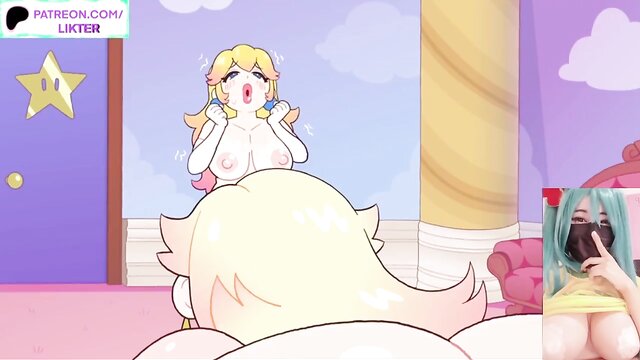 Nyauri1 - futanari peach blowjob