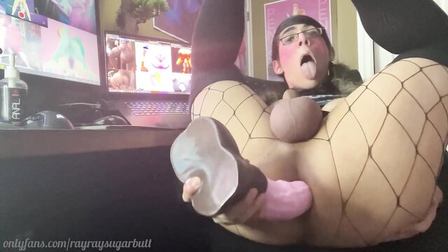 solo, fake tits, big balls - goon femboy rayray sugarbutt