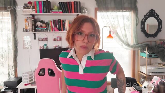 pov, dildo, manyvids - elle marz taboo handjob
