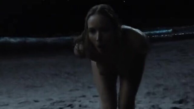 naked actress, underwater nude, nude celebrity - jennifer lawrence no hard feelings full nude