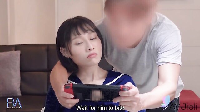 blowjob, big ass, creampie - hot homemade asian porn