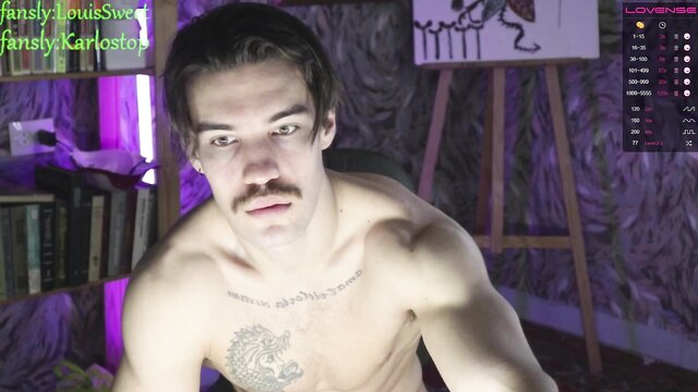 record private, male webcam, karlos_murphy - karlosmurphy pierced nipple sex