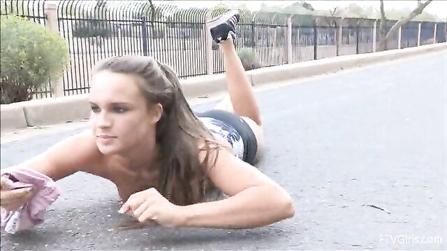 sporty girl stripping workout : Ftv Girls
