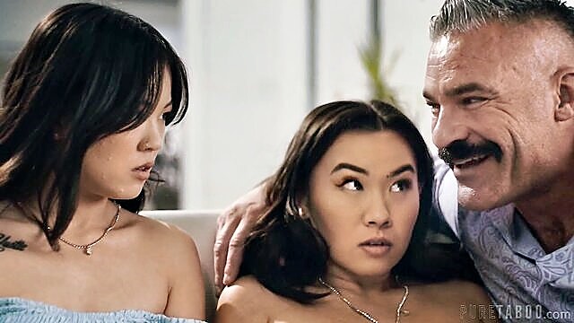 intense threesome, charles dera, in an - charles dera double penetration