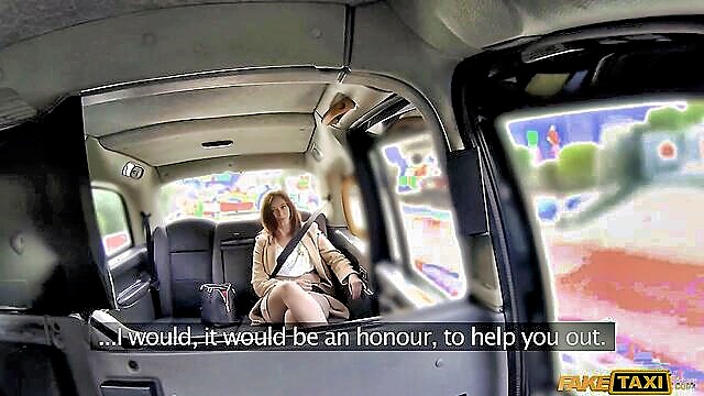 Ian Tate, Anna Joy - fake taxi secretary backseat Fake Taxi
