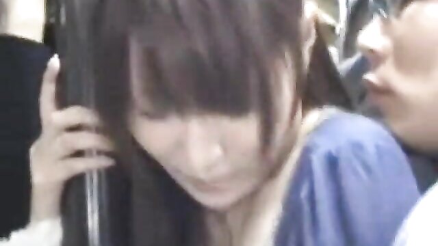 japanese, blowjob, babe - doggy style and missionary with a japanese babe in a train