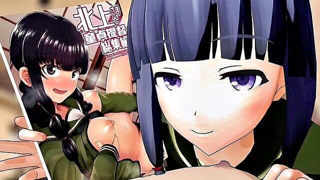 mmd, hentai, handjob - mmd god masterpieces kitakami