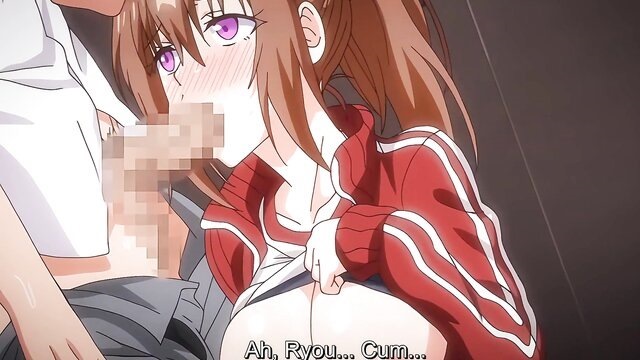 kissing, student, public sex - hentai teens storage room sex