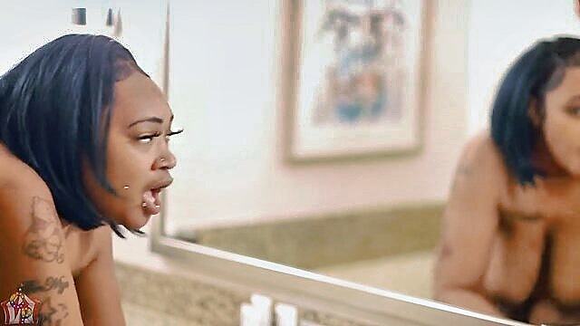 fetish, blowjob, big ass - ebony bbw fucked for money