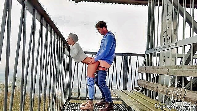 amateur outdoor sex watch : Konny and Blyde