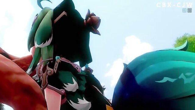 vetra nyx (mass effect), cartoon, taimanin yukikaze - honkai star rail kuki shinobu
