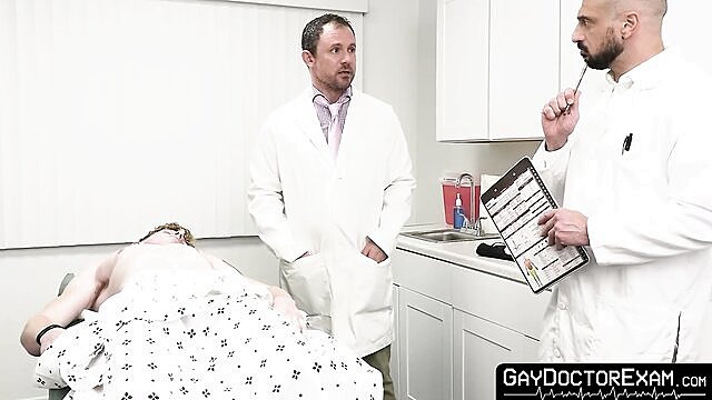 hardcore, gaydoctorexam, anal sex - doctor’s examine max lorde
