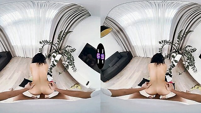 virtual reality, doggy style, pov - mini mitzi vr doggy