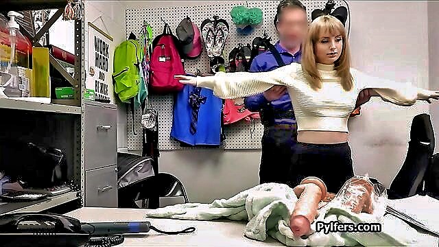amateur, big dick, hardcore - officer punishes dildo thief