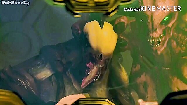 female monster, doom, all tags - doom female monsters cock