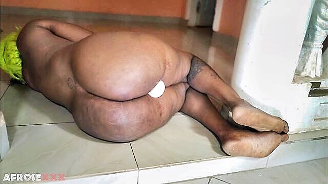bbw, african, mom - afro mommy dildo video