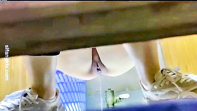 girls, compilation, piss - girls pissing in toilet