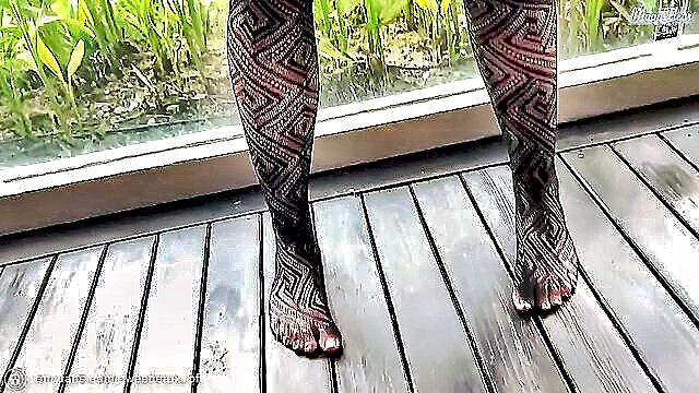 big booty, brunette with big tits, big boobs pov - public doggystyle fuck with big boobs