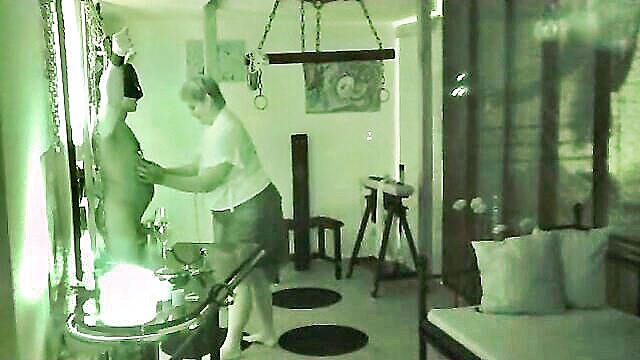 bdsm, bbw, german - thrall femdom cross video
