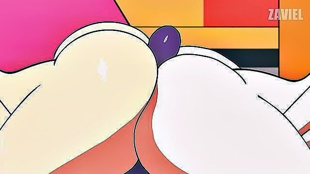 le malin (azur lane), alynisa, lickitung - double penis fun with girls