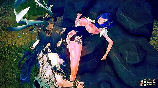 le malin (azur lane), lickitung, alynisa - genshin impact yelan oops