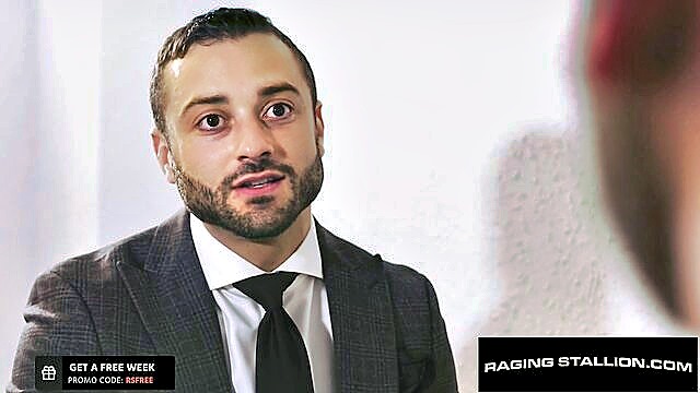 muscle hunk, ragingstallion, bearded men - realtor fucks hr man