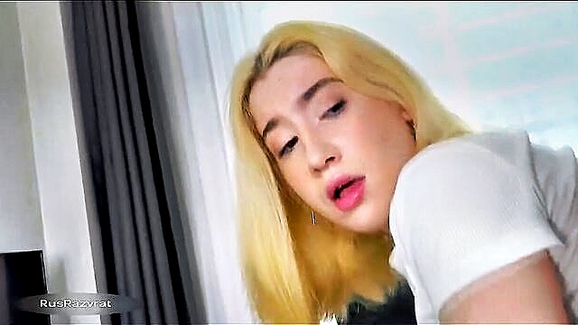 anal, big ass, blonde - dumb russian whore anal