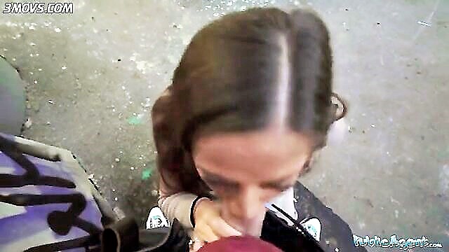 british brunette gets czech cock in her pussy for payment : fakehub
