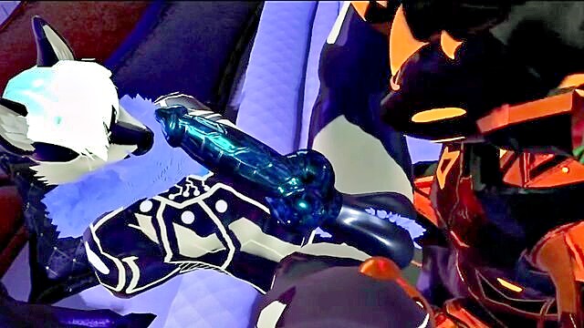 Sneck Studios 2 - furry wolf protogen vr Porn