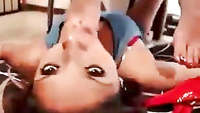 slave, unknown, bondage - lesbian feet bondage