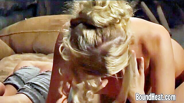 kink, girl on girl, boundheat - lesbian slave tears