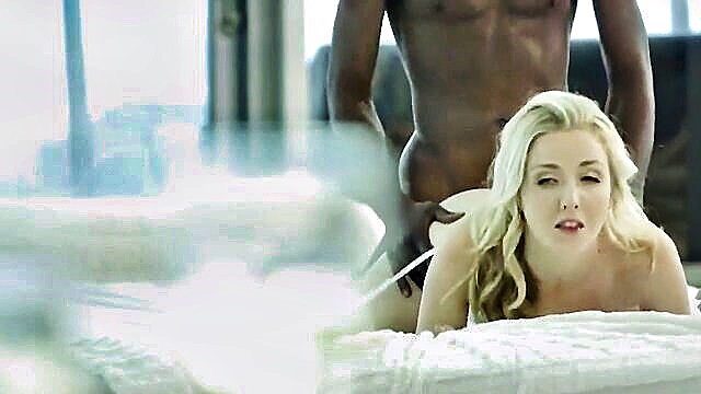 blonde black cock, lingerie, massive black - karla kush big black cock