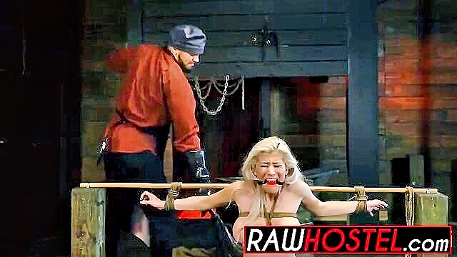 hostel, blonde, teen - bondage busty teens cristi ann
