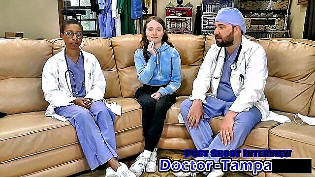 petite, creampie, pov - dr tampa virginity clinic