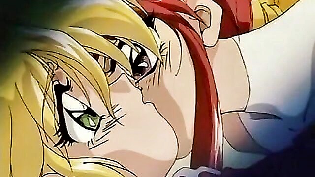 babe, anime, blonde - first time fingering for young girl